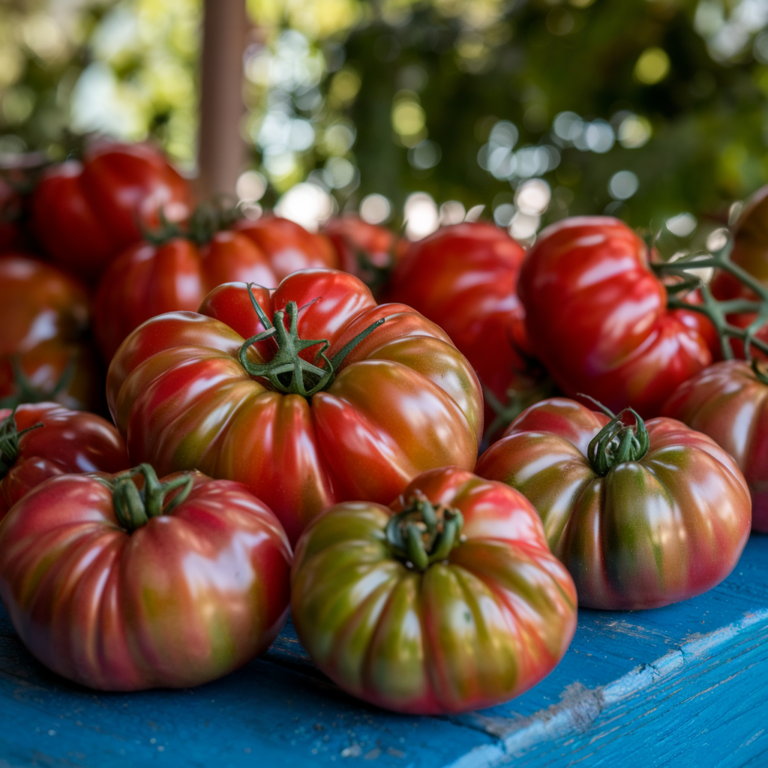 kitchen garden grown tomatoes
